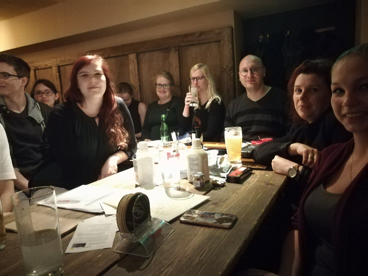 chmoei's tweet photo. Getting ready for the microbiome pub quiz, co-organized by us! #officepub #Graz with @MarcusBlohs @christinakum @JenniHultman @AlexMahnert https://t.co/70wa9HtLUS