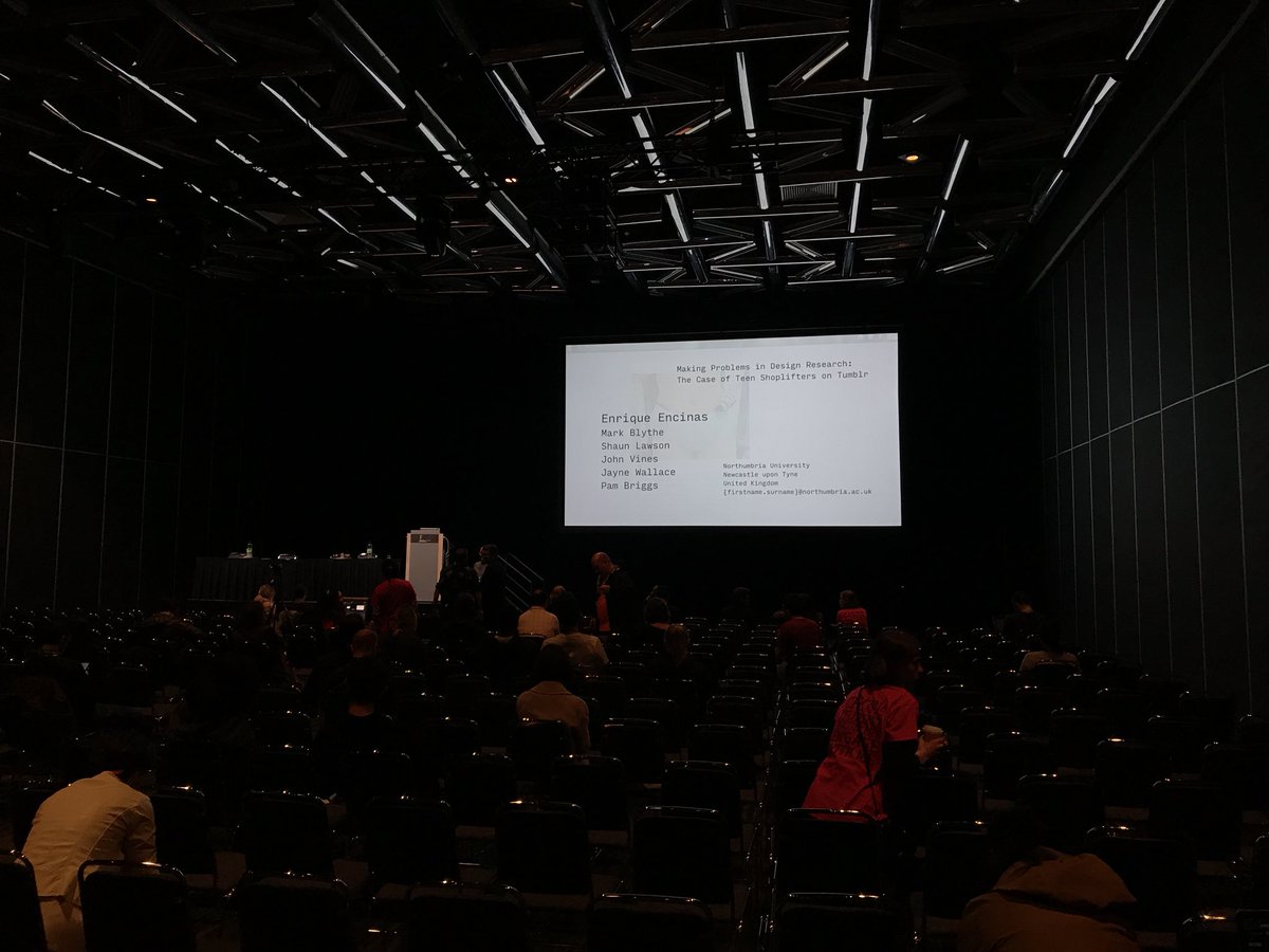 Kiel_S_Long's tweet photo. Looking forward to this talk. #chi2018 “making problems in design research” https://t.co/Xk7Pis5bae