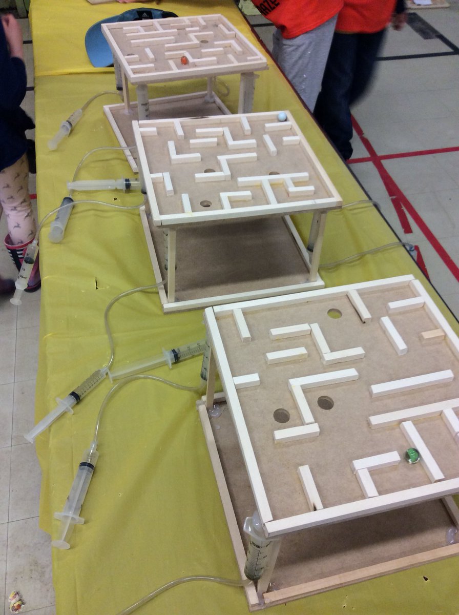 McMBusinessDay's tweet photo. #mazecraze Students can purchase fun mazes and try the hydraulic mazes to try to win them and enter the amazing raffle! #mcmbizday @tdsb @TDSB_STEM @TLPCanada #tdsbgc https://t.co/sgdfYhvsSO
