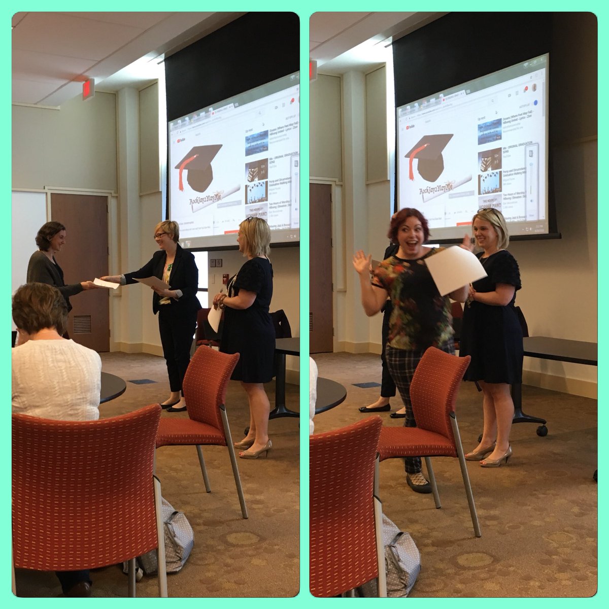 KBarr_EdTech's tweet photo. #PDL17 graduation! Great collaboration with @WJCCSchools colleagues! @Markhofer @wmcild https://t.co/NdwdLVxb01