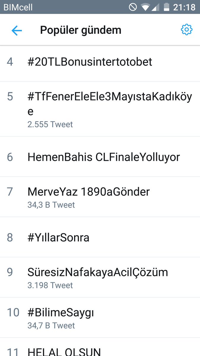 Tam gaz devam 7 sıra durmak yok devam ediyoruz haydi MerveYaz 1890aGönder