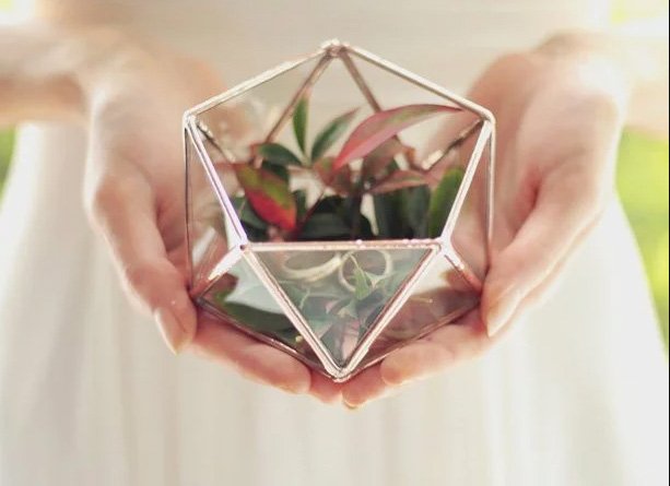 tuttiflora's tweet photo. Quando pensamos em porta-alianças, logo vem à cabeça aquela almofadinha, mas aqui a gente te dá algumas opções diferentes, charmosas e igualmente lindas. Escolha uma opção combine com a sua personalidade e estilo do casamento  #tuttiflora #decoracaodecasamento #portaaliancas https://t.co/yXR44GKs88