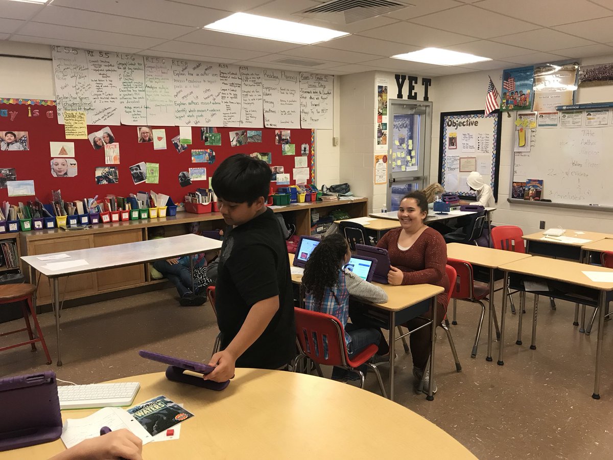 ScottWildesen's tweet photo. I was impressed with our work ethic again today. We finished our MAP testing and celebrated with some collaborative #freckletime https://t.co/tUwHWbBULx