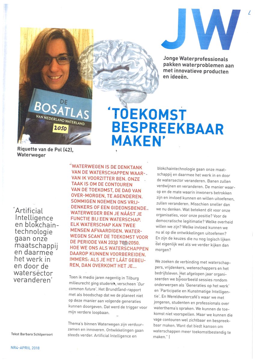 WaterWegen's tweet photo. Waterwegen in de jubileum editie van H20! https://t.co/pX3Sg8aQvF