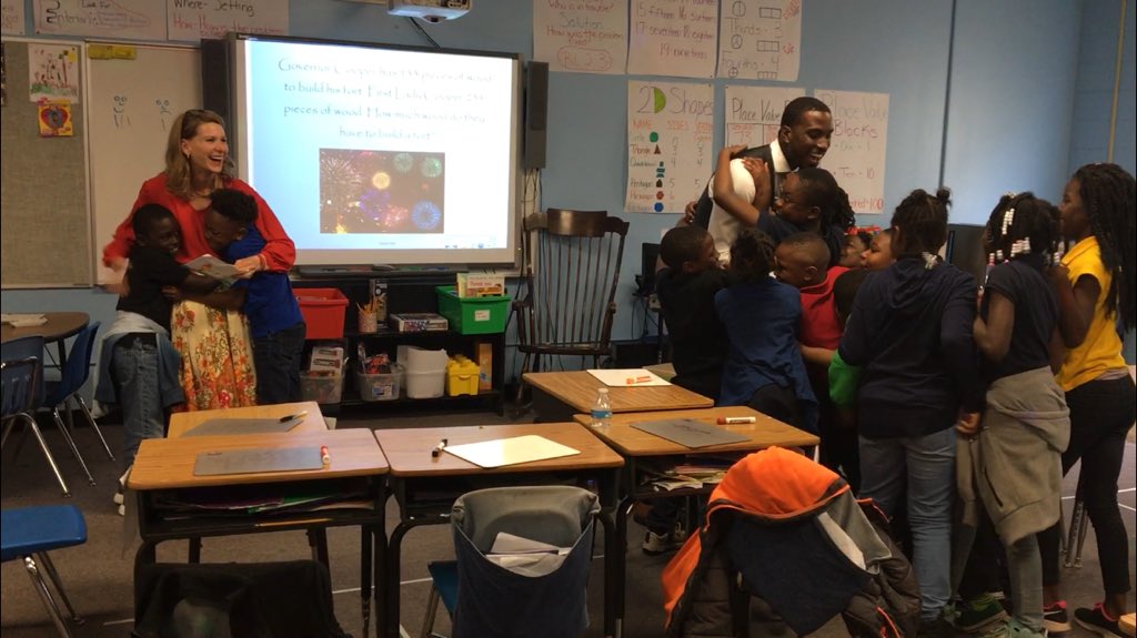 FLONC's tweet photo. Teachers like @MichaelBonner_ are changing lives in NC’s public schools every day. We can never thank them enough for the hard work they do or for the difference they make in shaping these students’ lives. #KeepTheKidsFirst #Bonnerville #RedForEd @PCS_NC @ncpublicschools https://t.co/n62EHLvZbX