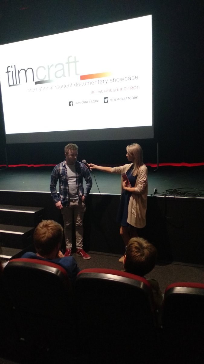 "I just got it into my head 'What do the Oscars Wilde's of today have to say'", says filmmaker Ryan Grace in describing his inspiration for 'Re-Joyce: Modern Poetry in Ireland' #FilmCraftCork  #CITRGT