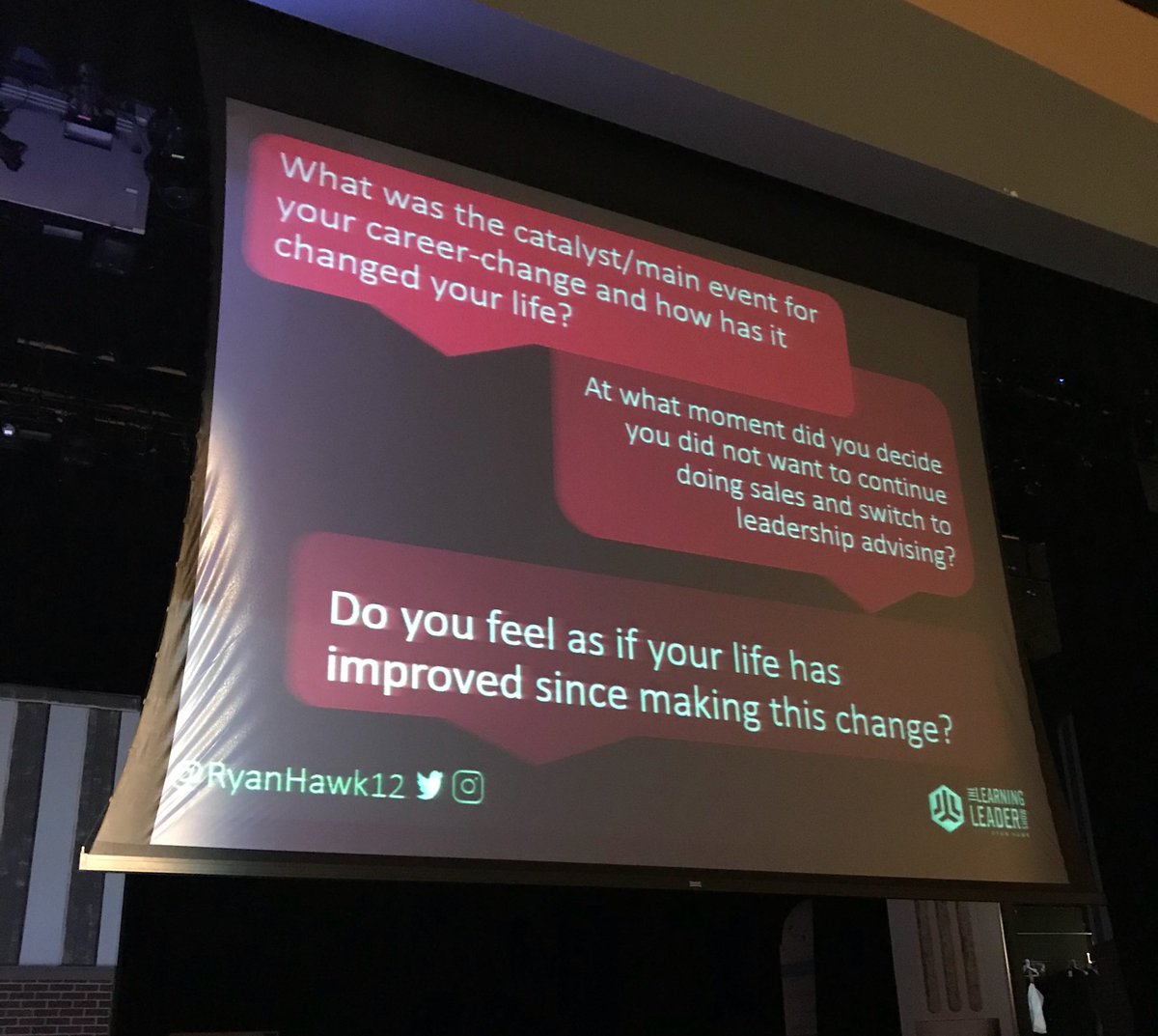 CentervilleDECA's tweet photo. “You’ve never arrived. You’re always becoming.”-JJ Redick
So many important takeaway points this morning!
#dowhatyoulove #letyourselffail #beproactive #beintentional #consistencymatters #dothereps #walkawayfromtoxic #beuplifting #leanintouncomfortable #TheLearningLeader https://t.co/UAe5dKIPAX