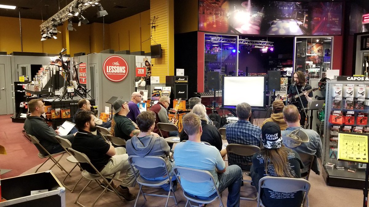 line6dbrown's tweet photo. Thank you to everyone who came out to #HelixSessions at @GuitarCenter #Englewood, CO! Tonight @Line6 #HelixSessions heads to @GuitarCenter #FortCollins,CO - free at 7pm! See you there! https://t.co/3DfvceUWQE