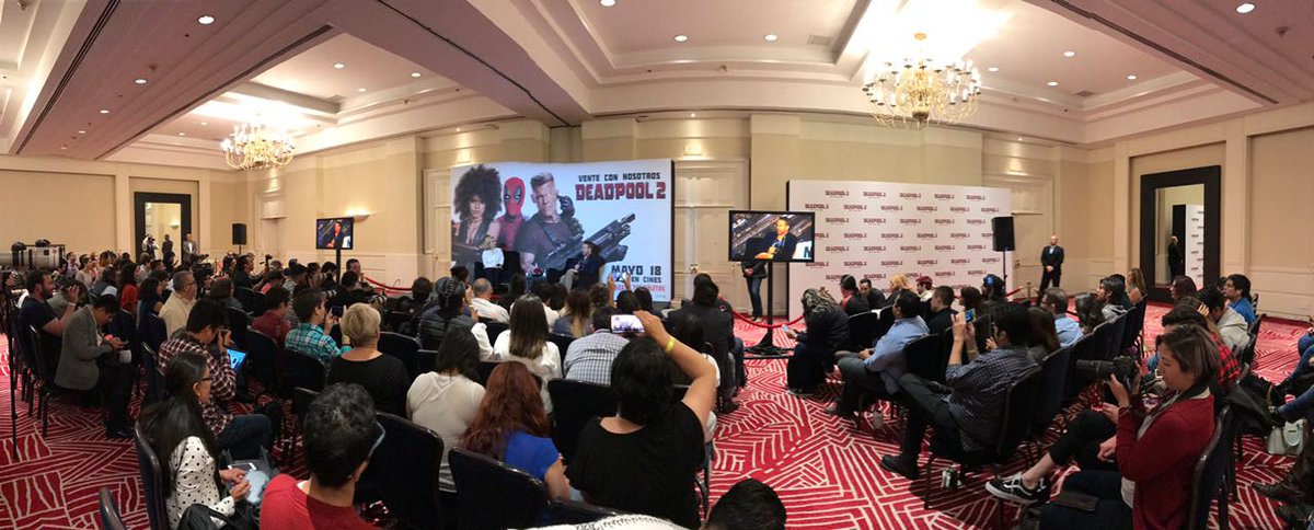 dosD3MX's tweet photo. ¡Muy contentos con los eventos de prensa para #Deadpool2, con @VancityReynolds: Junket, M&G y Conferencia de prensa!
#dosD3 #PR #RelacionesPúblicas #Marketing #Eventos #Medios #DP2 #Deadpool https://t.co/BPszrQh0Xk