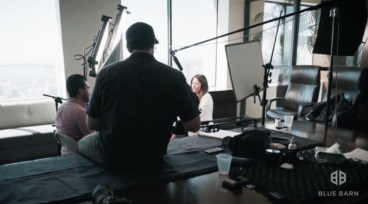 BlueBarn_Video's tweet photo. Inside look at one of our most recent productions with local law firm, Procopio. We're producing a series of films that explore the common core values and shared culture among members of the firm. #bts #bluebarncreative https://t.co/G8ukPsA2EA Music credit: Gone by Jinsang https://t.co/5YqGw0OSOL