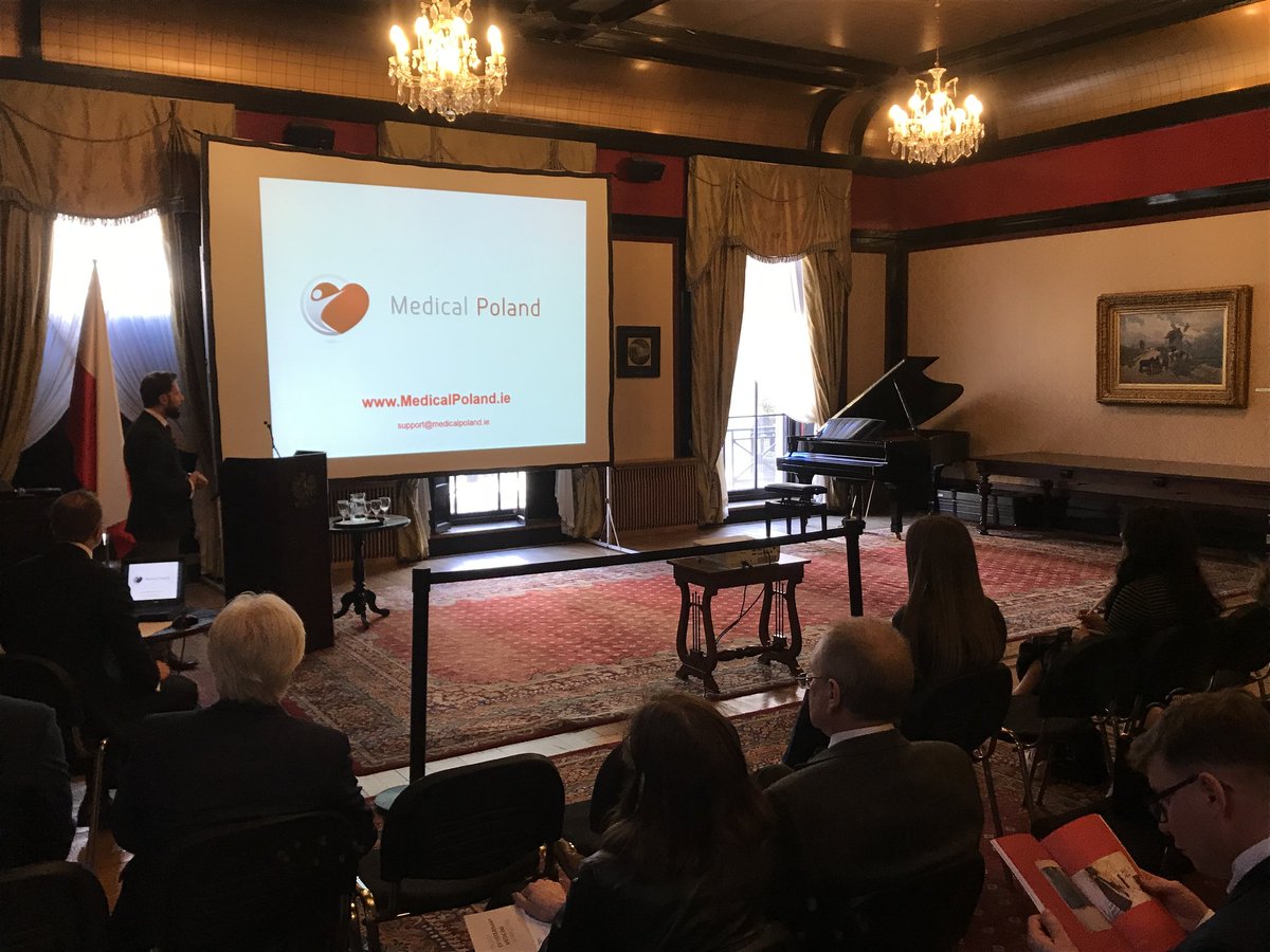 PolishEmbassyUK's tweet photo. .@MedicalPoland and representatives of prestigious #Polish universities encouraging #UK students to study medicine, dentistry, veterinary science, pharmacy and physiotherapy in #English in #Poland during an open day at @PolishEmbassyUK. For details, visit https://t.co/eH8xVL6nys https://t.co/vX8xIcWt0r