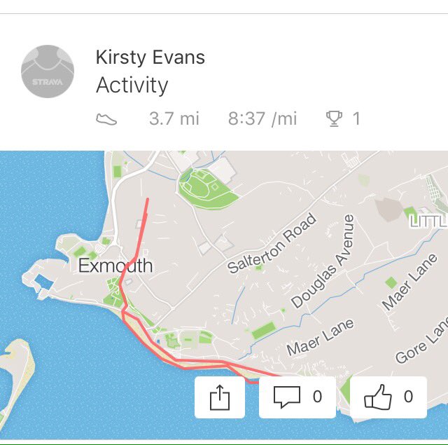 kir_evans1's tweet photo. Just ran 3.7 miles with @SandyPawsDevon for #milesformatt #finishformatt #LondonMarathon2018 #beachrun @Brathay https://t.co/XunSTRC9cT
