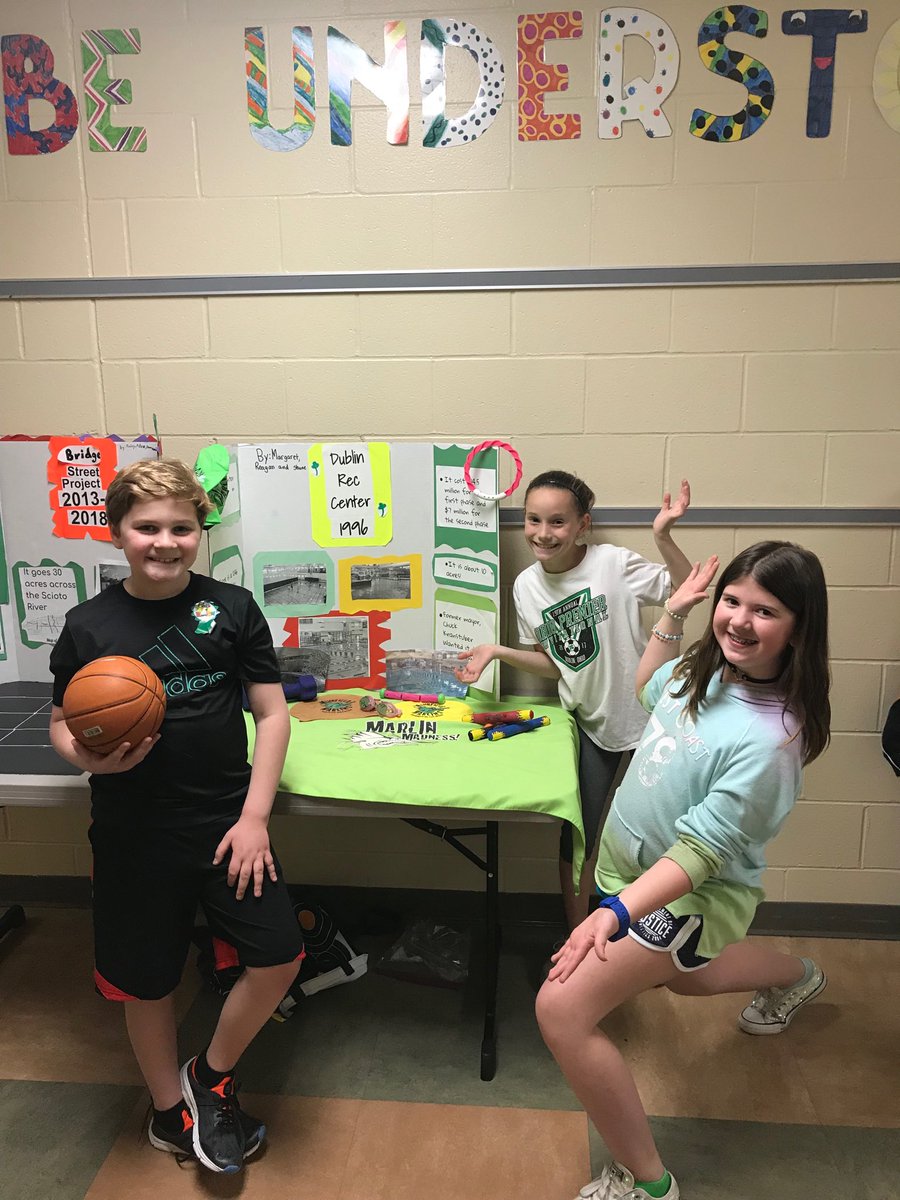 mrspalone10's tweet image. DRES students teaching about the history of the Dublin Rec Center.