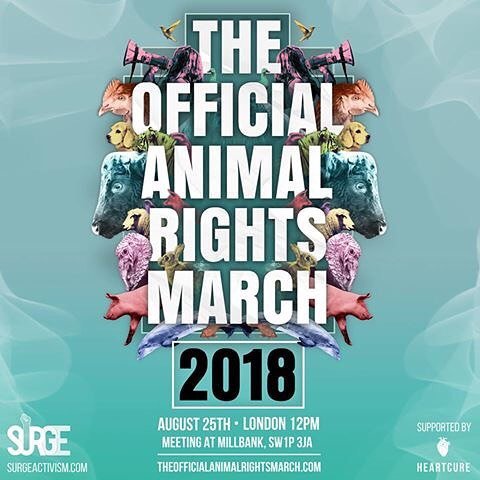 Animal Rights March August 2018, who’s coming? 
#animalswanttolive #animalswanttobefree #savetheanimals #savetheplanet #govegan #choosecompassion #choosekindness #march #standupforthevoiceless #theirlivesinourhands #love #nodeathonmyplate ift.tt/2Fi86wL