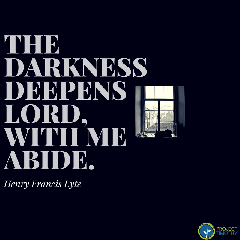_projecttimothy's tweet photo. When the darkness is deepening, ask the Lord to abide in you.

Learn more about Project Timothy here: https://t.co/Y9PHqCjkEv https://t.co/aVeDc3MKpc