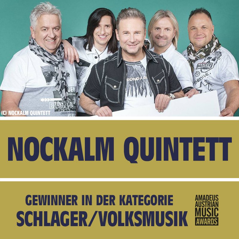 radiofm4's tweet photo. Das @NockalmQuintett gewinnt in der Kategorie #Schlager #Volksmusik @AmadeusAwards #AMA18 https://t.co/MmSNOCtDLn