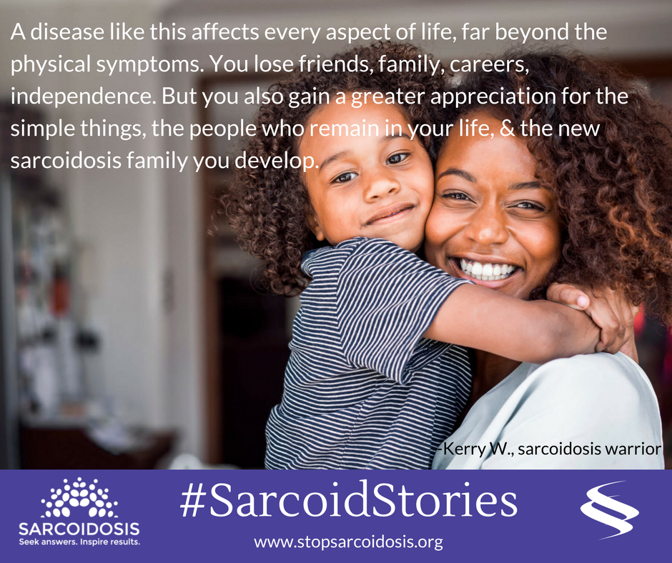 'A disease like this affects every aspect of life, far beyond the physical symptoms.'   What are your #SarcoidStories?

stopsarcoidosis.org/awareness/  #Sarcoid