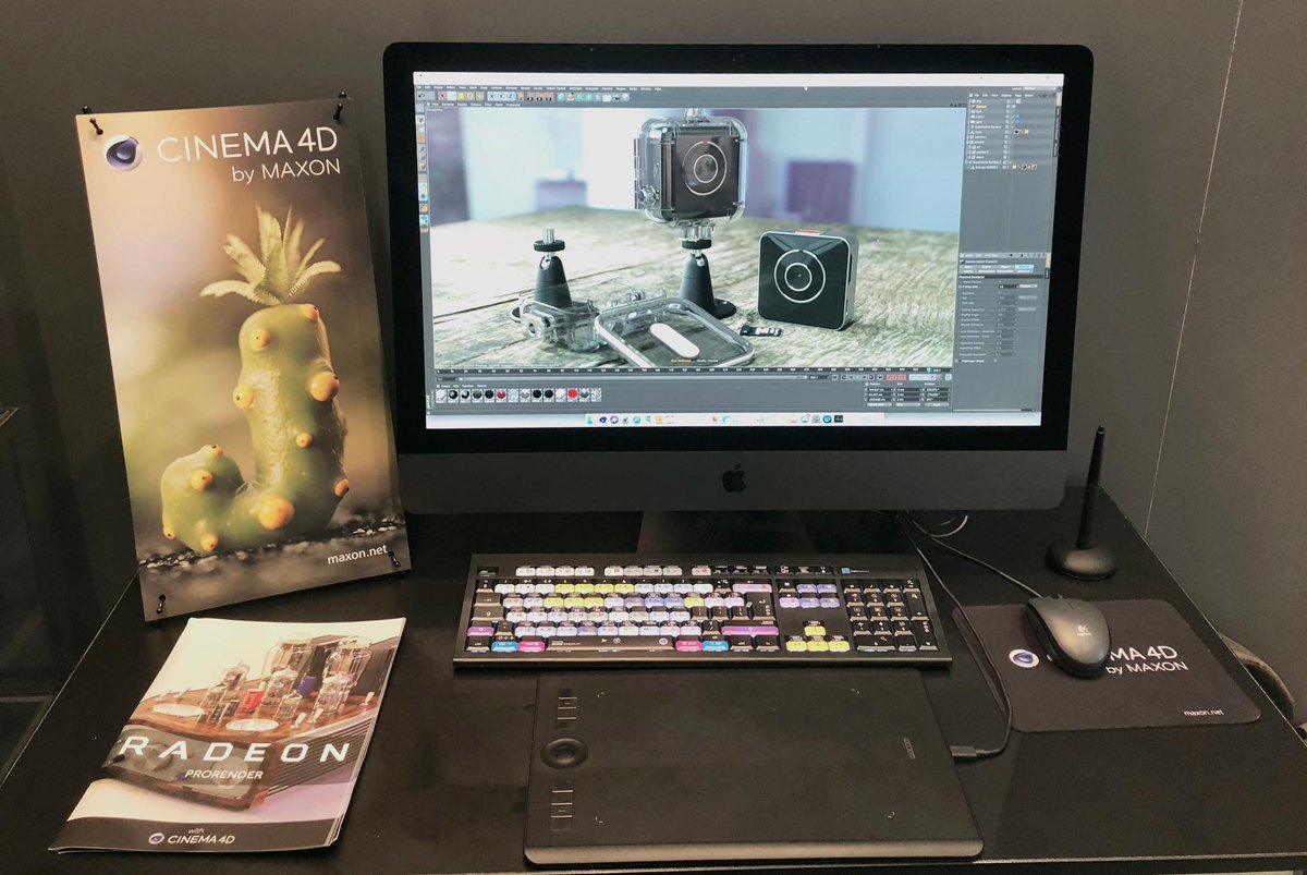 RadeonPRO's tweet photo. Radeon ProRender is fully integrated into @maxon3d Cinema 4D, making it the first production renderer to support Apple’s Metal 2 API! https://t.co/Mj52URRMDq https://t.co/kgMOKZ0FUp