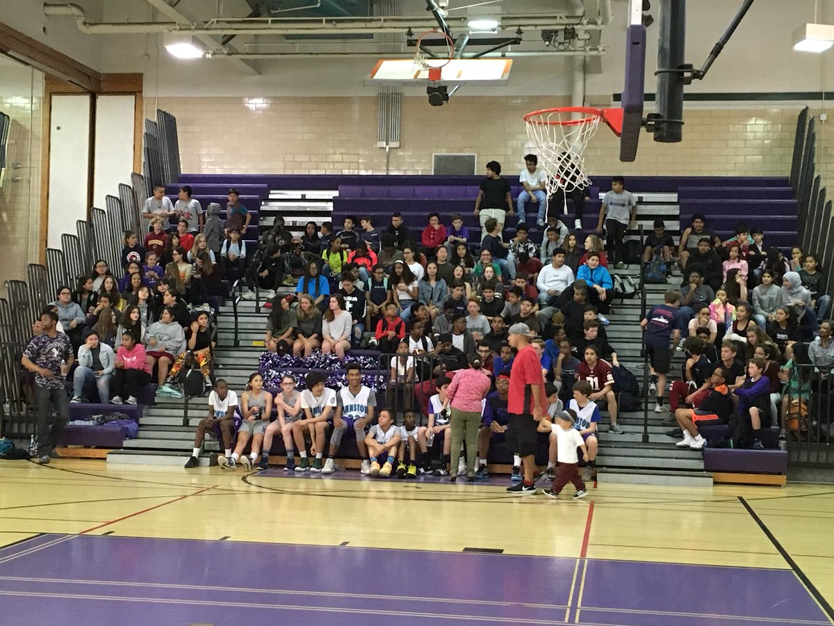 Faculty vs. Students basketball game going down in Hornet Nation. Let’s go 🐝 !#GunstonPride #APSisAwesome <a href="/APSGunston/">APSGunston</a> <a href="/GuMS_Principal/">Lori A. Wiggins</a> <a href="/CarlWmSeward/">Carl Seward</a>