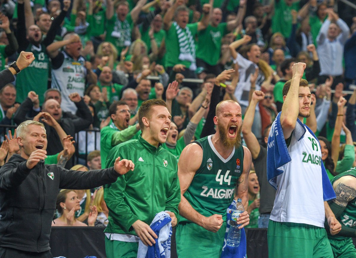 #Zalgiris - <a href="/olympiacosbc/">Olympiacos B.C.</a> 101:91. <a href="/EuroLeague/">EuroLeague</a> playoffs are won AND WE ARE GOING TO THE #Euroleague FINAL FOUR!!! 🎉💚😂  

#ManoKomanda #MyTeam #Kaunas