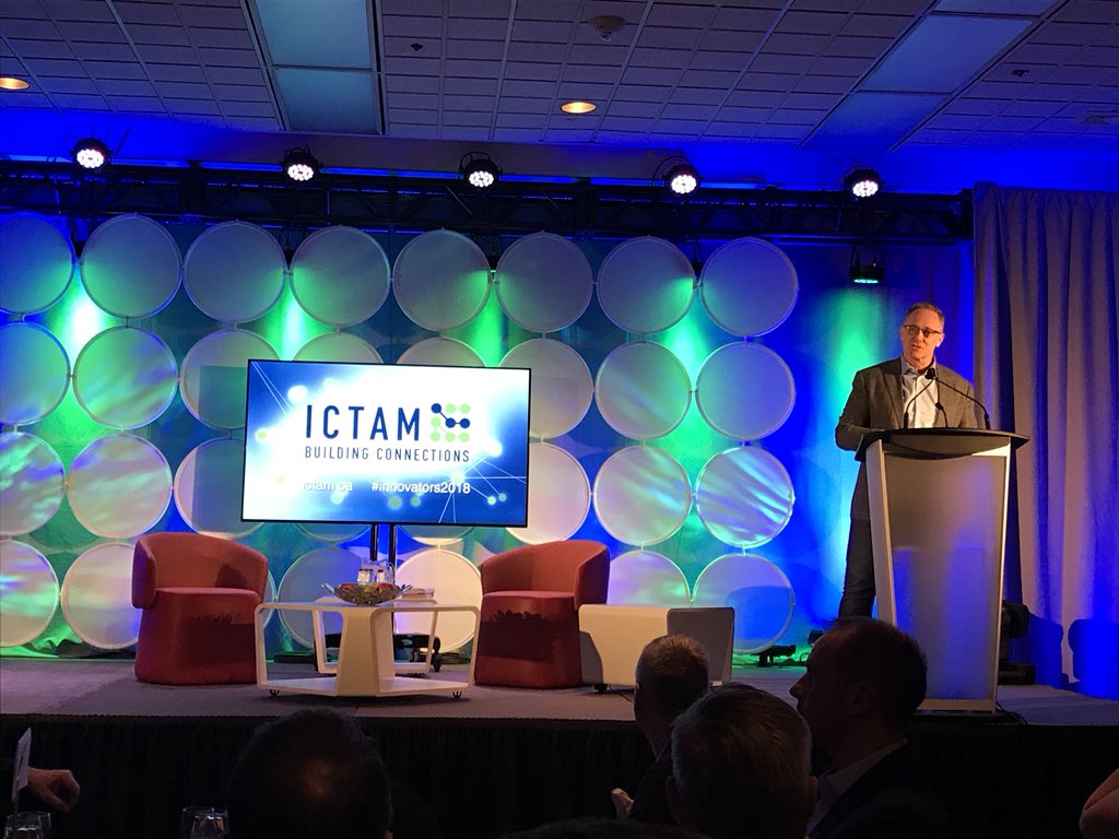 XploreBusiness's tweet photo. The much anticipated #innovators2018 is underway! Congratulations @ICTAM on a great event! #NetSetConnects #buildingconnections #ManitobaTech https://t.co/NDchBjhfSz