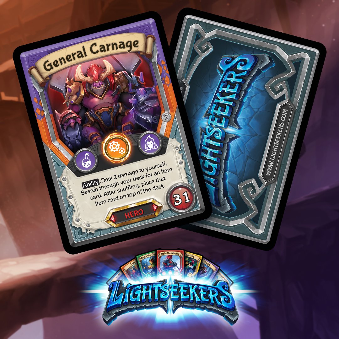 lightseekers's tweet photo. Play as one of the greatest threats ever to walk the lands of Tantos in the #LightseekersMythical expansion! https://t.co/uxyflocp1h https://t.co/1y4t3qj9hE