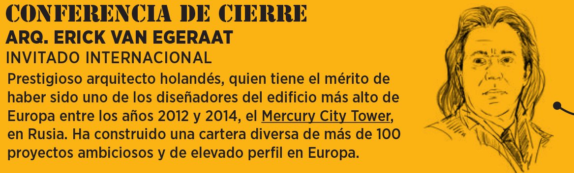 El arquitecto ERICK VAN EGERAAT es nuestro invitado internacional en el #ConstructionSummit 2018 <a href="/ErickvanEgeraat/">Erick van Egeraat</a>  Regístrate  revistamercado.do/construction/