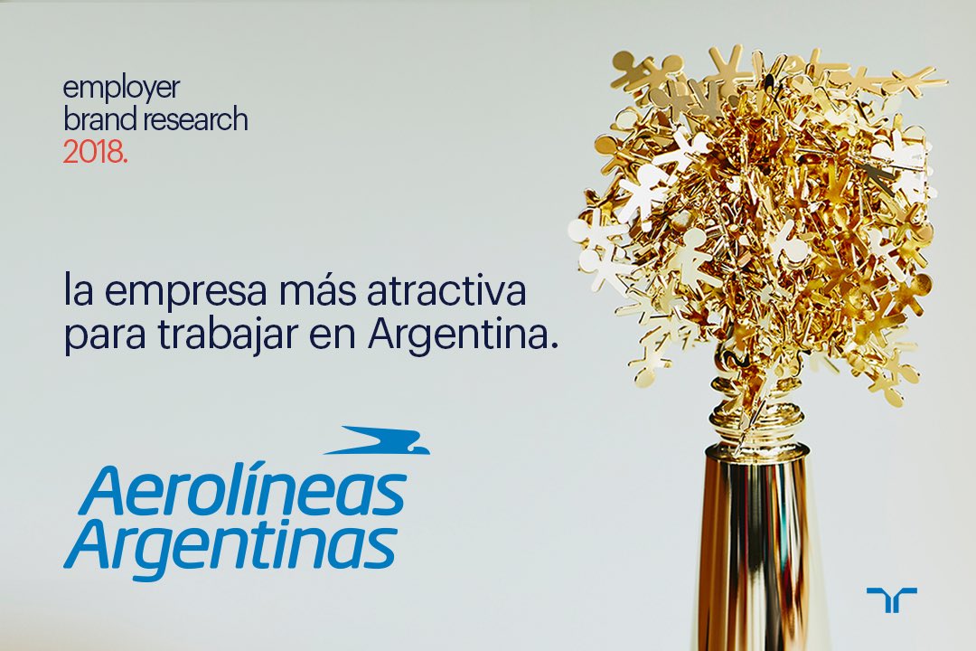 Finalmente revelamos la empresa ganadora del #REBR2018   <a href="/Aerolineas_AR/">Aerolíneas Argentinas</a>