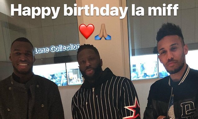 Aubameyang wishes Crystal Palace winger Bakary Sako happy birthday  