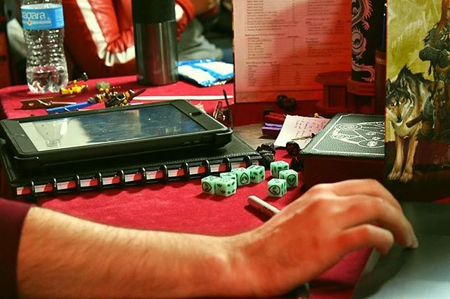 TheDaTNetwork's tweet photo. @eviljimjam is constantly working in his notebook on either our game or the games he runs for #Patreon. You can join a Jim Jam game at https://t.co/YIIkFx3kSL. 
Watch us at https://t.co/uicQeSOOmU Fridays at 6 pm PST.
.
.
.
.
.
#dragonsandthings #paizo #paizopublishing #pathfin… https://t.co/tkvblJq2aY