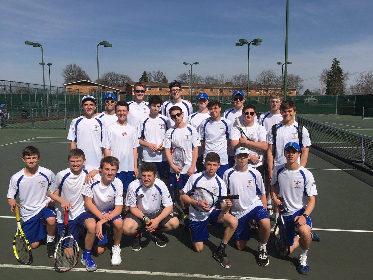 WahlertTennis's tweet photo. Congratulations Wahlert Men’s JV Tennis on your 18-6 Victory over Dubuque Senior tonight. 3-0 for the season so far https://t.co/EU8RBexTFR