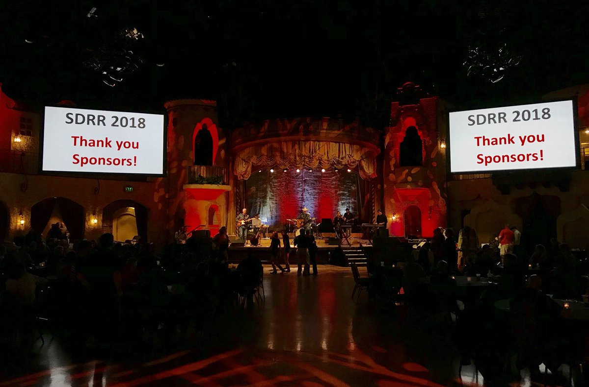 Stop Drop Rock and Roll underway at #FDIC18 supporting the work of <a href="/NFFF_News/">NFFF</a> with firefighter and singer #JasonByrd