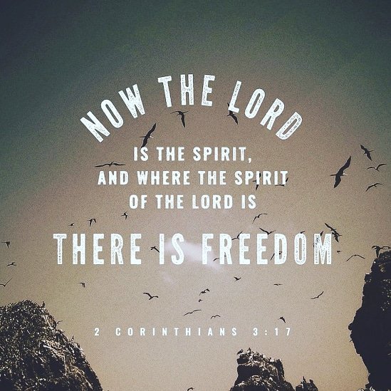wann192's tweet photo. 2 Corinthians 3:17 NIV https://t.co/ik5jGTlZN9