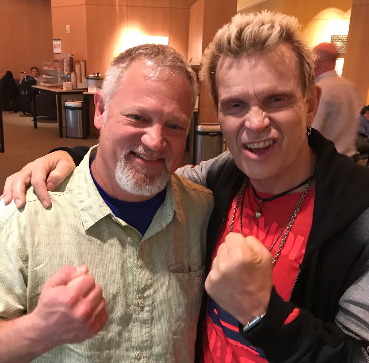 Talking safety in Dallas with Billy Idol
