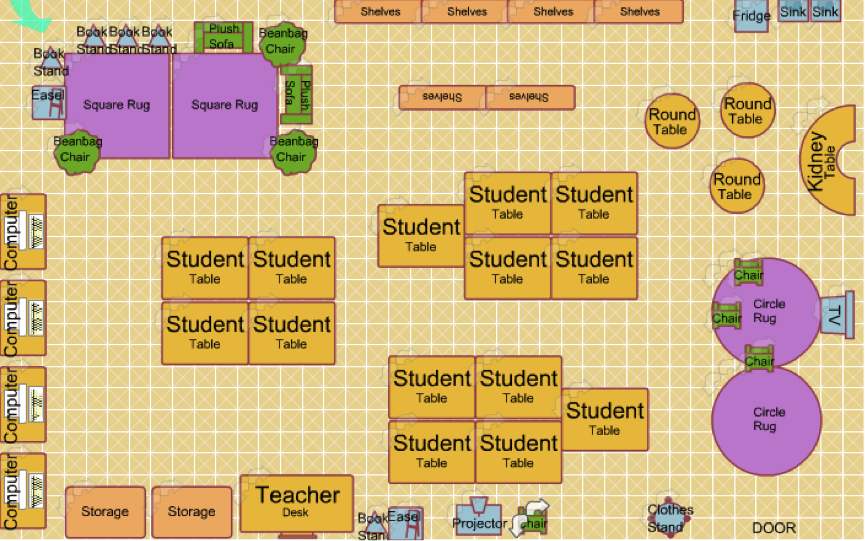 If only all classrooms had the luxury of this size and furniture! #acuedu_p