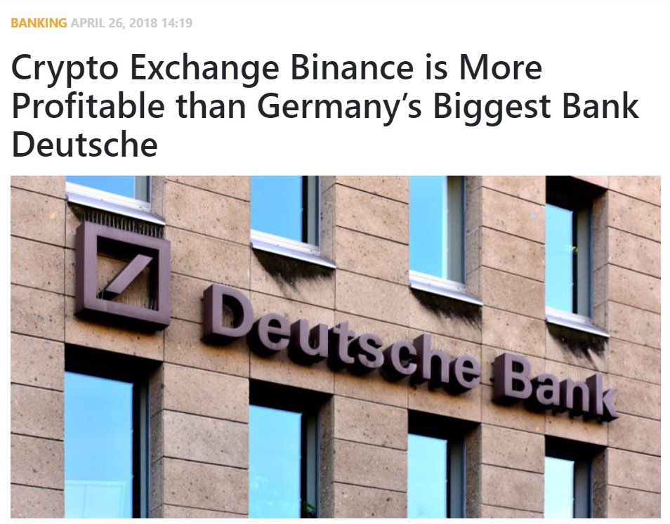 When you have crypto currency exchanges that are more profitable that mainstream banks this show's the need for offshore banking that can facilitate this rapidly growing industry.

ccn.com/binance-surpas…

#offshore #banking #cryptocurrency #ico #icoffshore #binance