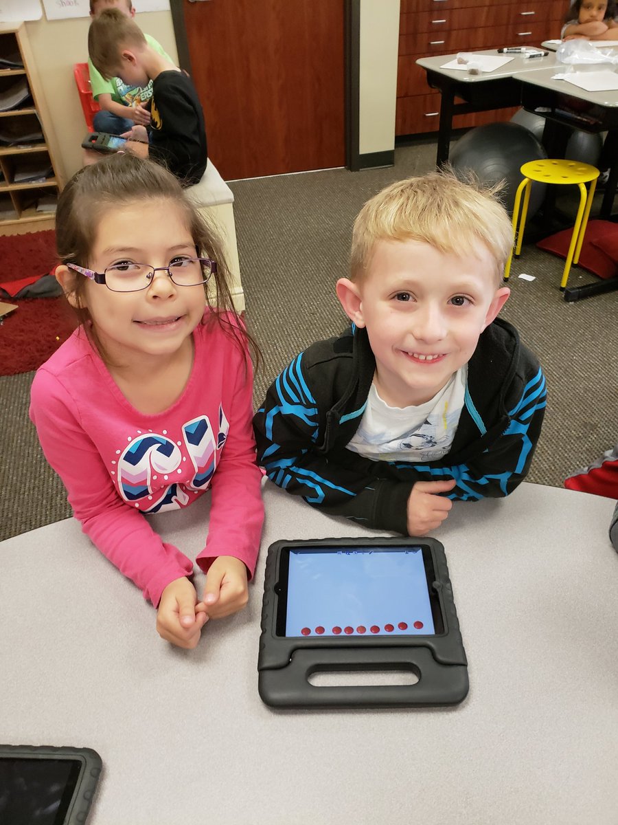 Problem solving can be fun in kindergarten!  Thanks <a href="/BrandyBrewerITC/">Brandy Brewer</a> for teaching this teacher how to doodle. #JCTLeadsIT