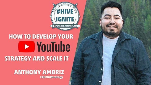 anthonyambriz's tweet photo. I’ll be speaking at #hiveignite next week! @udenutah awesome event. I’ll be on the #businessdevelopment side showing how to develop a #youtube but also video marketing strategy and scale it. It’s a FREE event at @accesssaltlake if you have any questions … https://t.co/w2ebk9wGMq https://t.co/9xz6lJCAQc