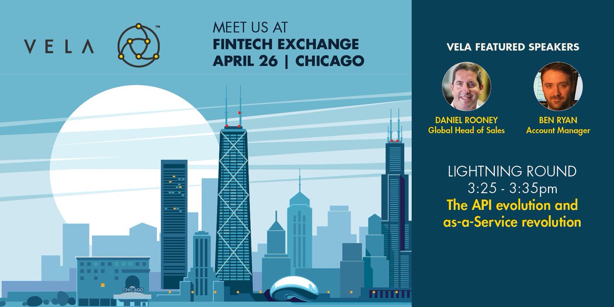 TradeVela's tweet photo. We're moments away from Dan Rooney + Ben Ryan taking the stage at #FinTech Exchange #Chicago in the lightning round to present 'The API evolution and as-a-Service revolution' https://t.co/FMyWDggdXN  #FTX18 #VelaStack #API #PaaS #Trading @Barchart @FinTechChicago https://t.co/FY4ykCk8b8