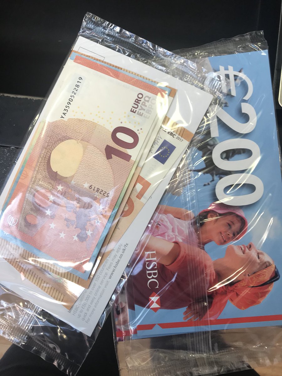 Fantastic, <a href="/HSBC/">HSBC</a> such a great use of needless useless #packaging! Clearly handing notes over in a traditional paper envelope is grubby, even if environmentally friendly, better add to the #plasticpolution instead well done🎖<a href="/HughsWaronWaste/">Hugh's War on Waste</a>