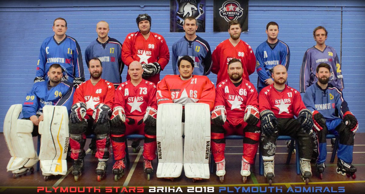 SWinline's tweet photo. BRIHA 2018 teams #Plymouth Stars #Exeter Storm #Kernow Wizards #Plymouth Admirals https://t.co/3jxzG7Pc8t