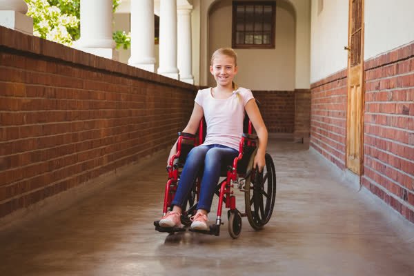 AccessAdvocates's tweet photo. #ADAfact: A maximum height of 28 inches is recommended for handrails on ramps designed for children (at an elementary school, for example). https://t.co/wCpQ31fywc