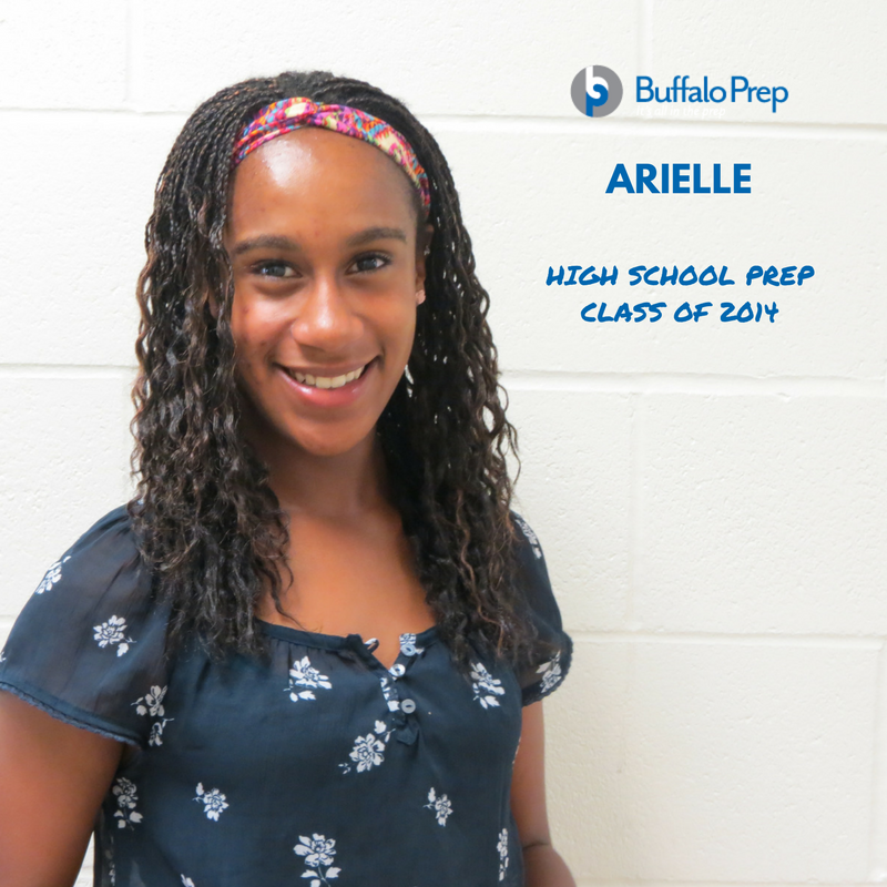 BuffaloPrep's tweet photo. Meet Arielle, a senior @cityhonors! Arielle is a national tennis competitor & plans to be on the @usta pro circuit! She is most proud of her 4.09 GPA amidst her tennis schedule, extracurricular activities, & volunteer work! Go Arielle! #buffaloprep #scholarspotlight https://t.co/Ei5CfoGQ59