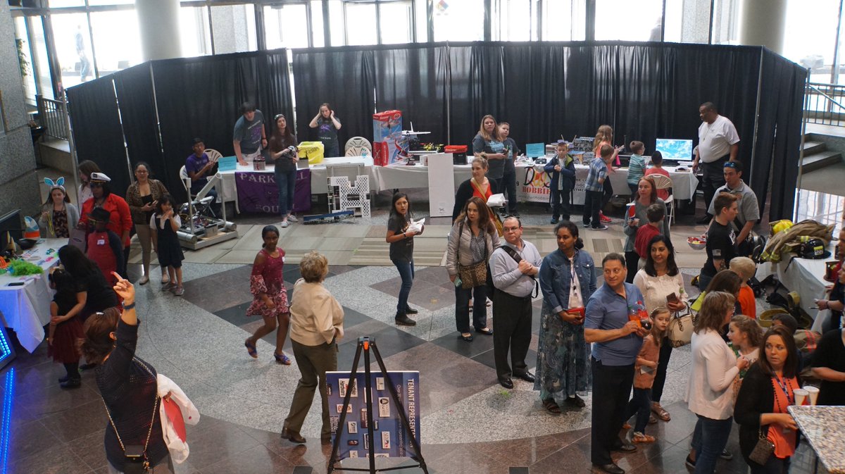 <a href="/NAIC_News/">NAIC</a> employees and their children taking in the activities on #takeyourkidstoworkday