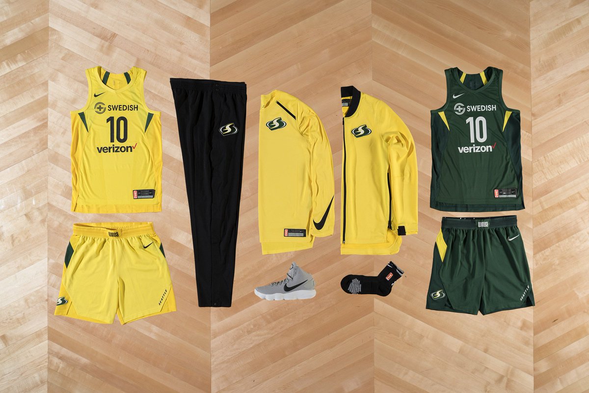 seattle storm uniforms