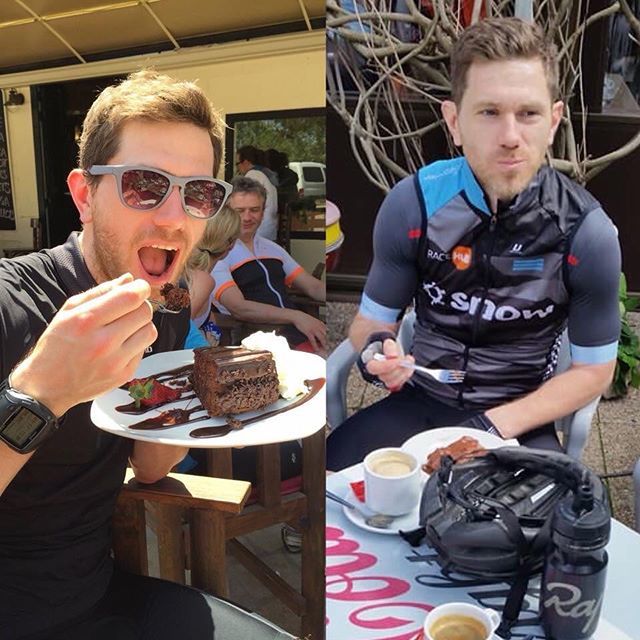 #tbt #throwbackthursday to  a couple of Mallorca training camp trips. My first time in 2015 and my last time earlier this year. Same cafe though, at the top of Coll de sa Batalla, and always eating a slab of cake. 🍰🍰 😂😂😋 #trainingcamp #eatingcake… ift.tt/2vMknKo