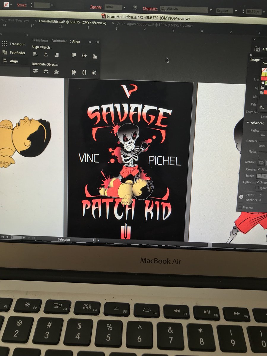 FromHellPichel's tweet photo. Sneak peak at my new shirt for this fight #SavagePatchKid #FromHellPichel #UFC https://t.co/uikX0SKtZ0