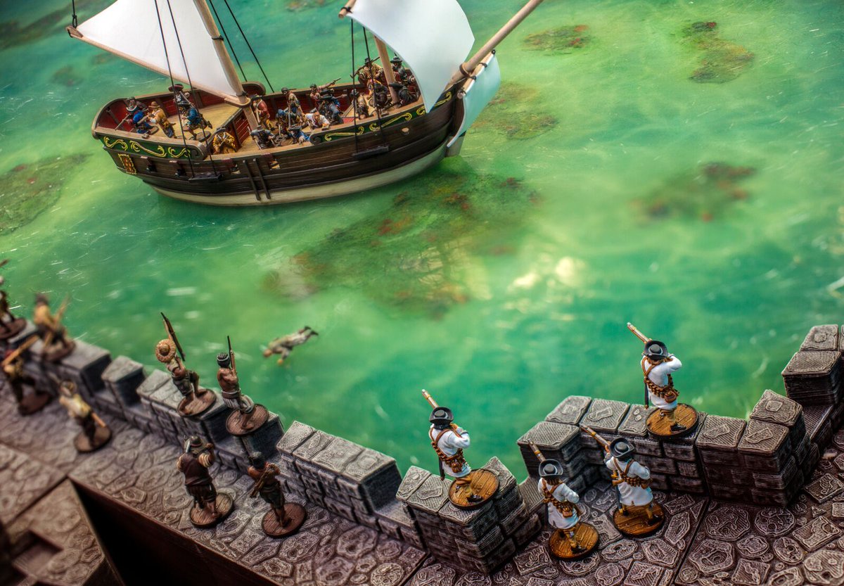 Take a sneak peak at some photos of the new expansion for Blood and Plunder: No Peace Bey...