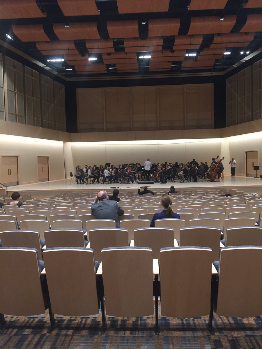 Tuning the new music hall. It is stunningly beautiful