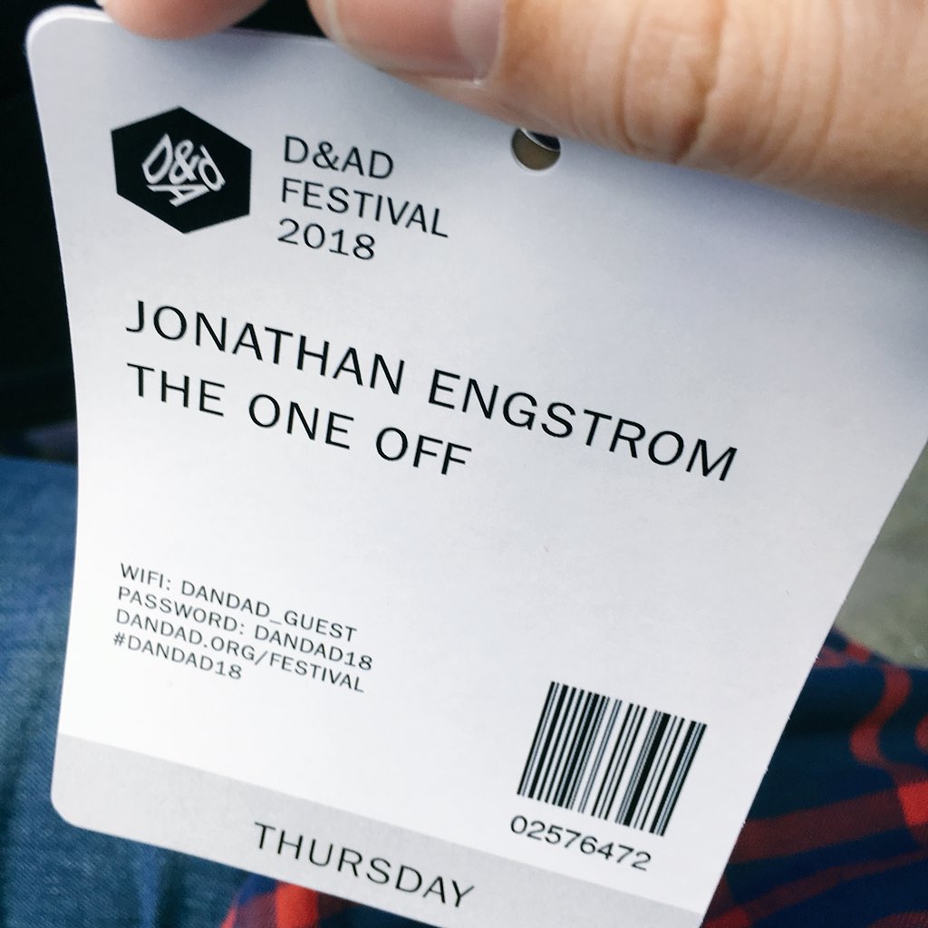 jsengstrom's tweet image. Had a Really interesting time at #DANDAD18 today. Great inspiration, keynotes and discussion